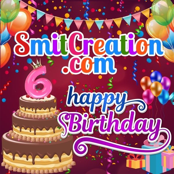 6th Birthday Smitcreation.com