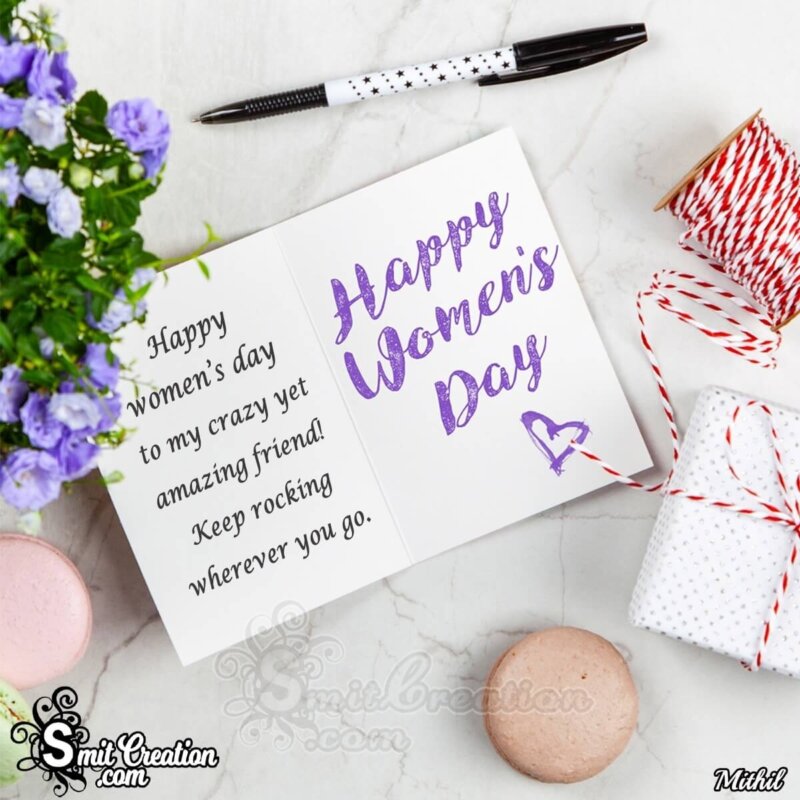 Happy Women's Day Wishes To Friends - SmitCreation.com