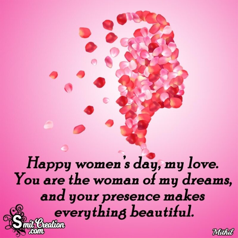 Happy Women's Day Messages for Girlfriend - SmitCreation.com