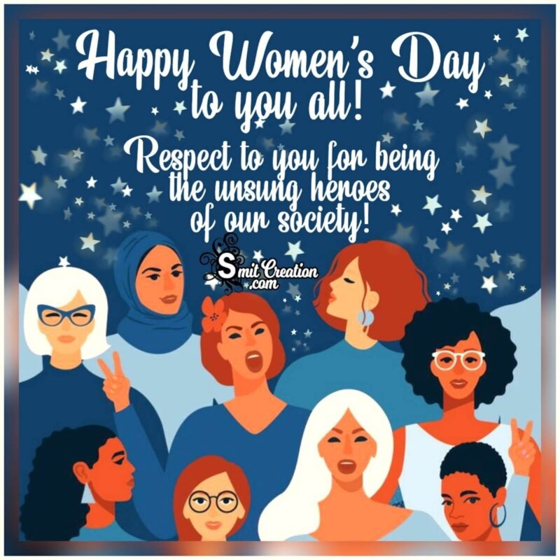 Happy Women's Day Wishes - SmitCreation.com