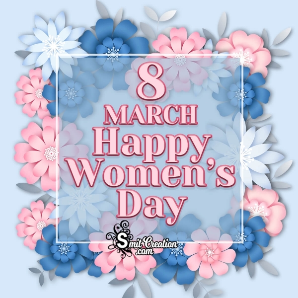 Happy Women's Day Floral Image