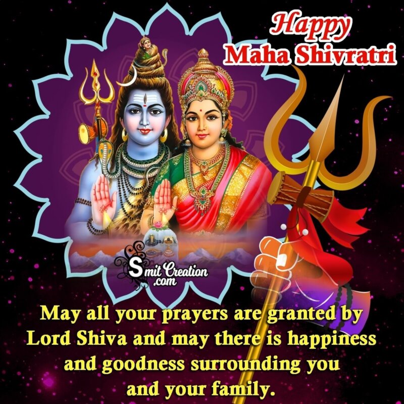 Happy Maha Shivratri Wishes Quotes - SmitCreation.com