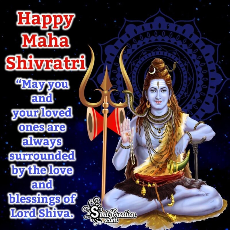 Happy Maha Shivratri Messages - SmitCreation.com