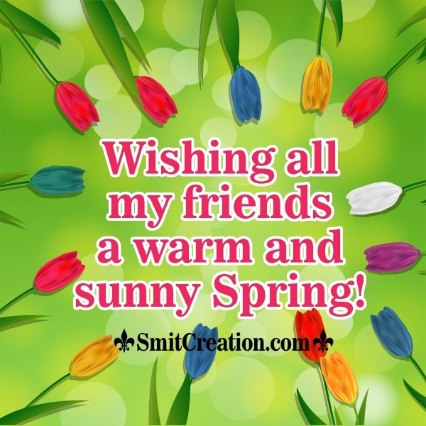 Happy Spring Wishes for Friends