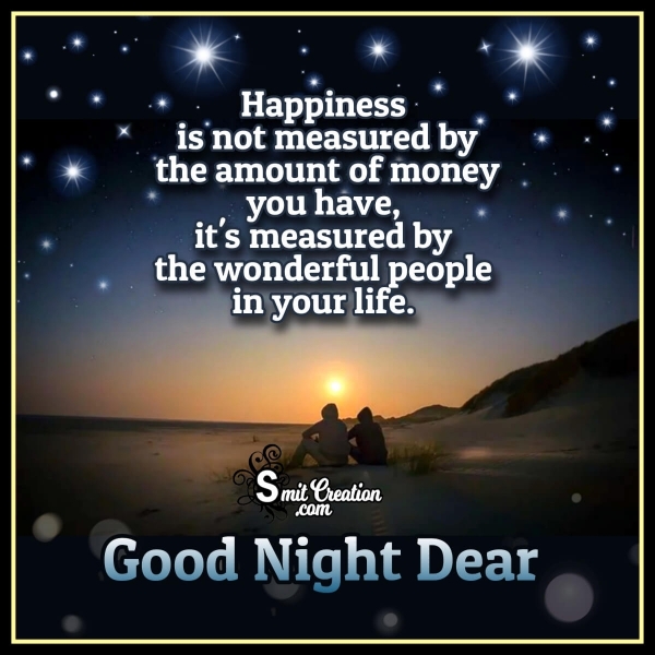 Good Night Happiness Quote