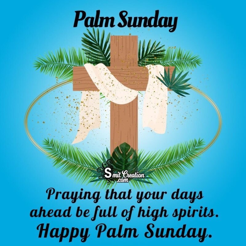 Happy Palm Sunday Wishes - SmitCreation.com