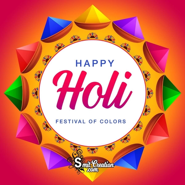 Happy Holi Colours Image