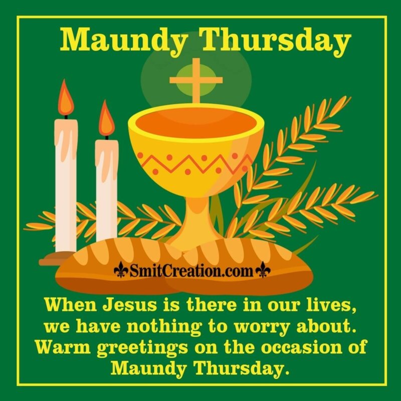 Happy Maundy Thursday Messages - SmitCreation.com