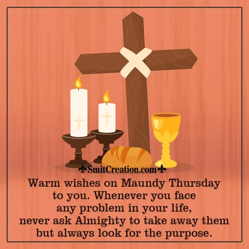 Happy Maundy Thursday Wishes - SmitCreation.com