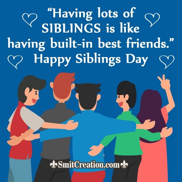 Happy Siblings Day Quotes