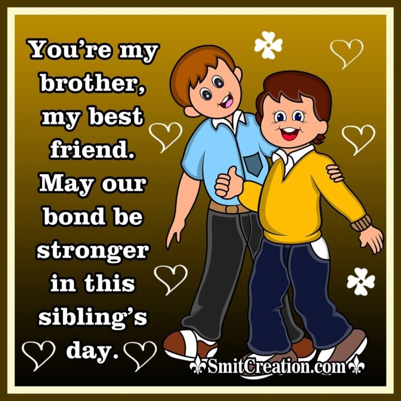 Happy Siblings Day Wishes, Messages, Quotes Images - SmitCreation.com