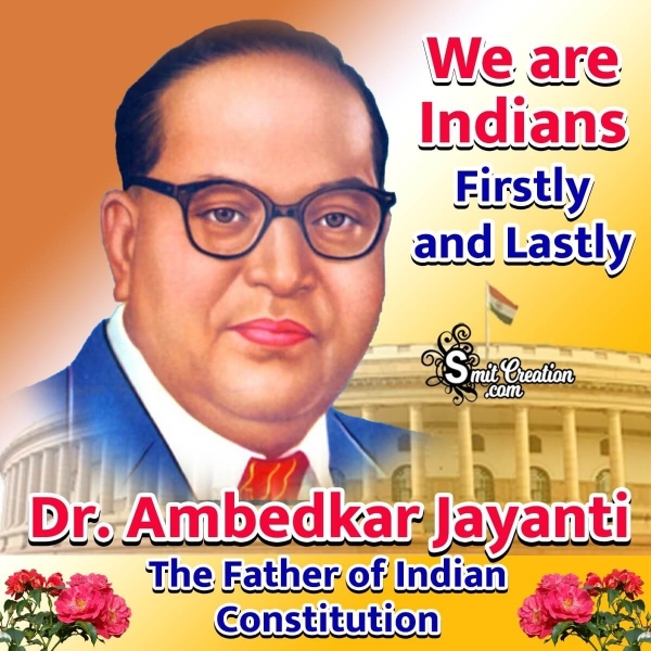 Happy Ambedkar Jayanti Quote Image
