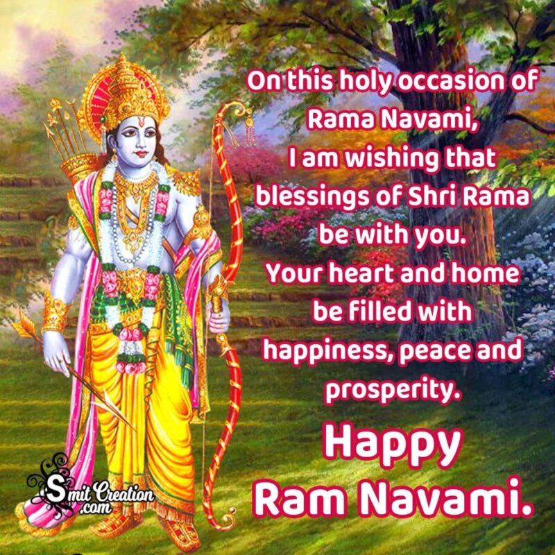 Best Happy Ram Navami Wishes Messages - SmitCreation.com