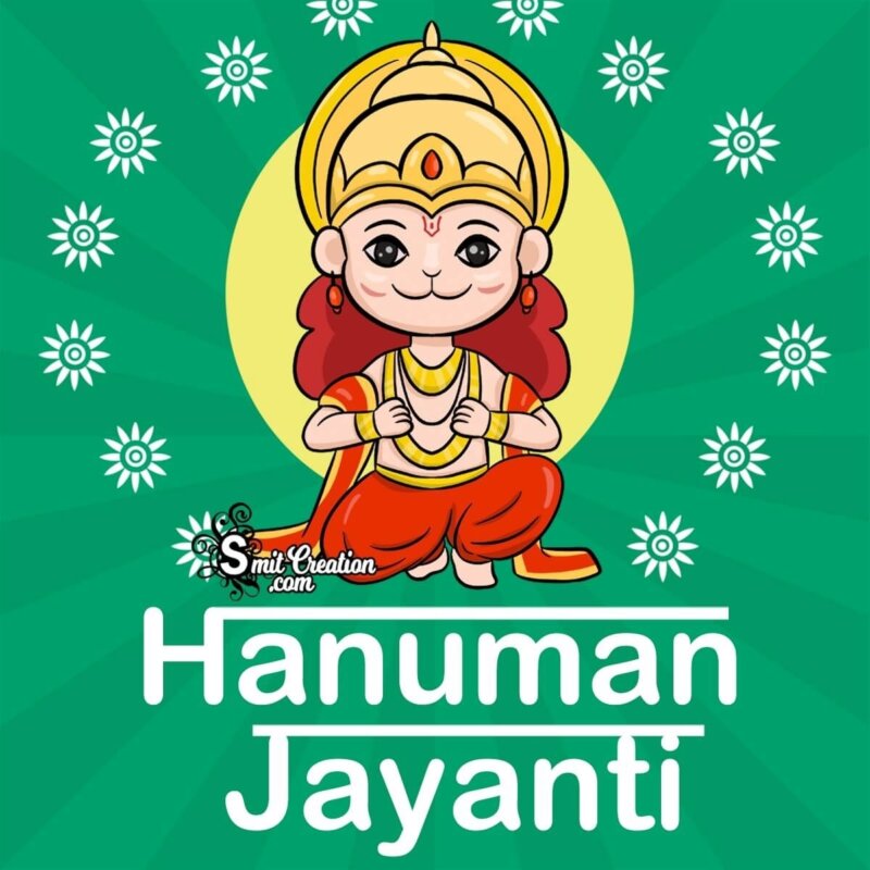 Happy Hanuman Jayanti Cute Pic 