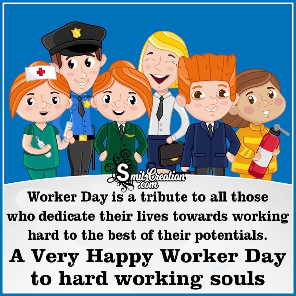 A Very Happy Worker Day Image