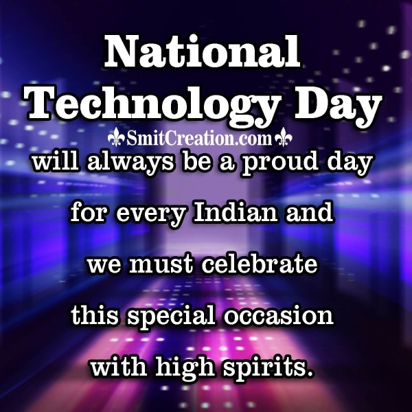 National Technology Day Image