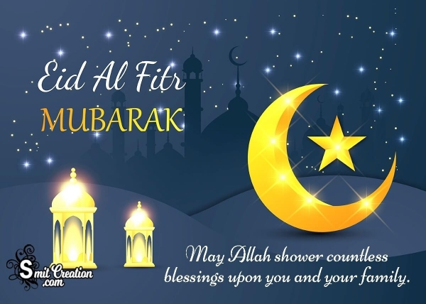 Eid-Al-Fitr Mubarak Wishes in English