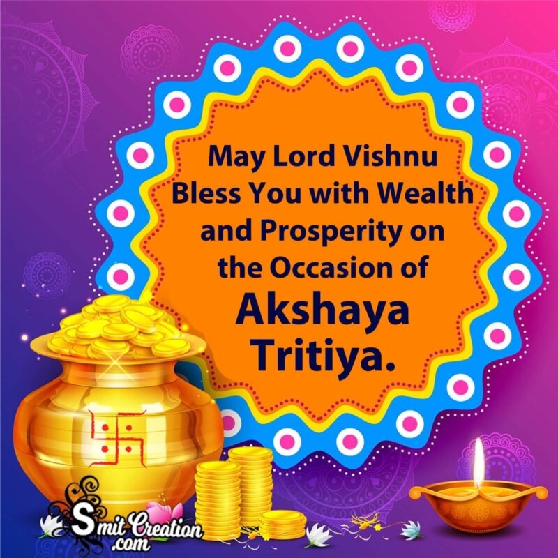Happy Akshaya Tritiya Wishes - SmitCreation.com