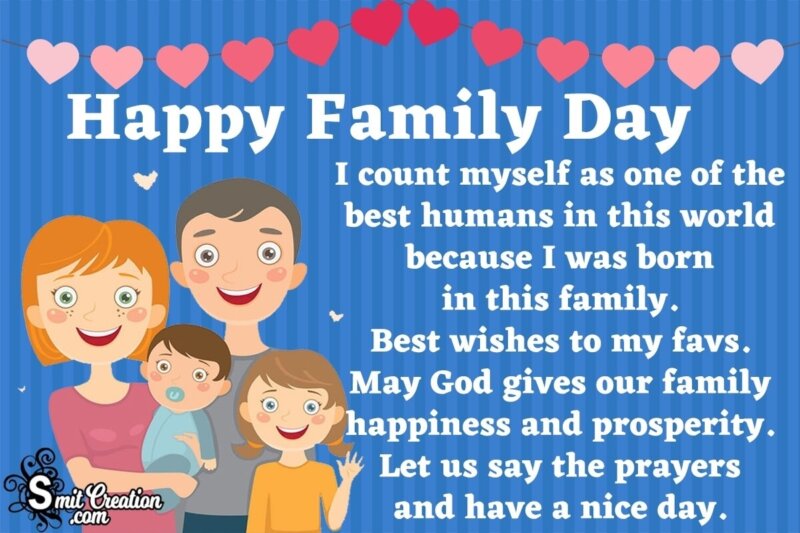 Best Wishes for Family Day - SmitCreation.com