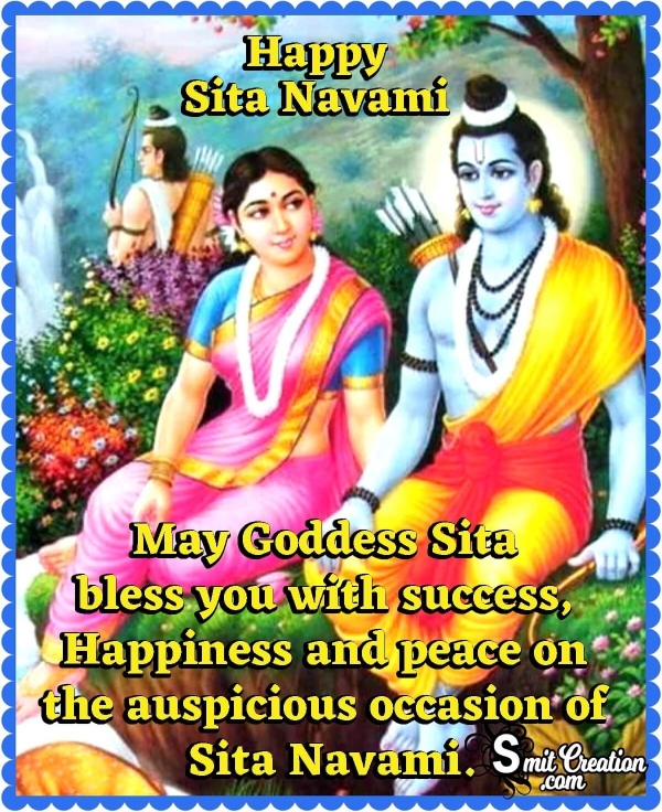 Happy Sita Navami Blessing Image