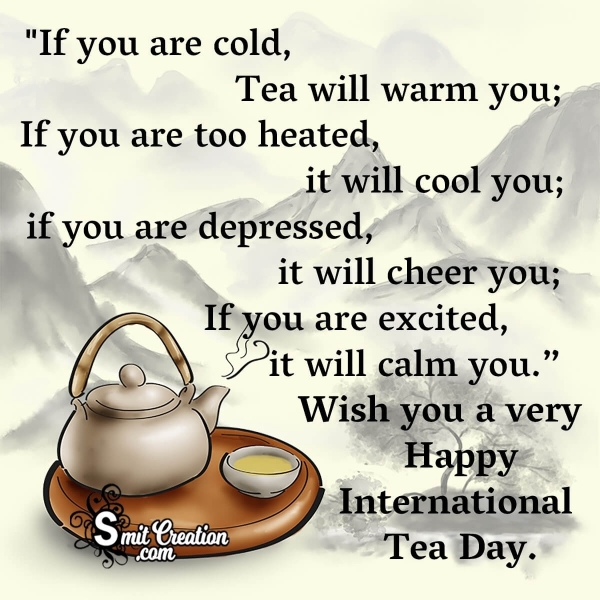 Happy International Tea Day Message