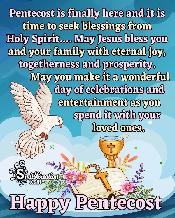 Happy Pentecost Message Image