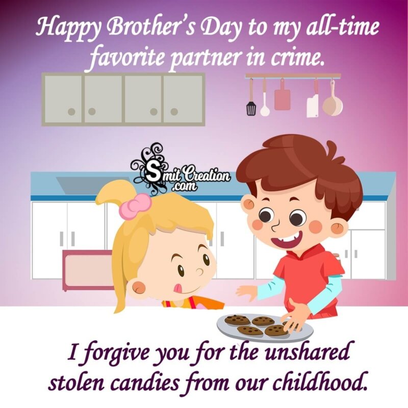 Funny Brother's Day Wishes - SmitCreation.com