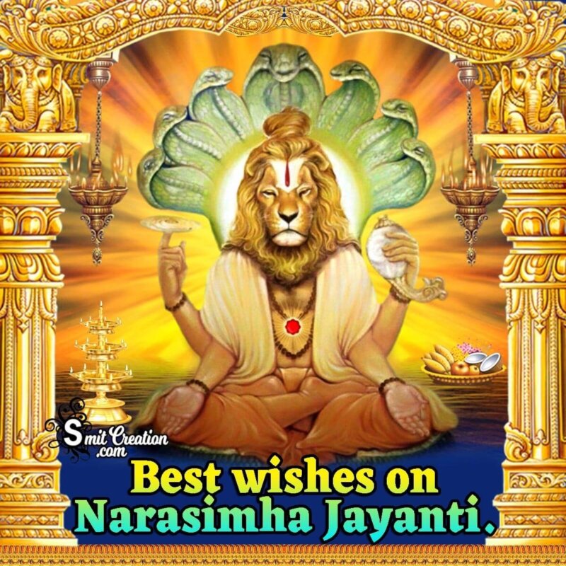 15 Narasimha Jayanti Pictures and Graphics for different festivals
