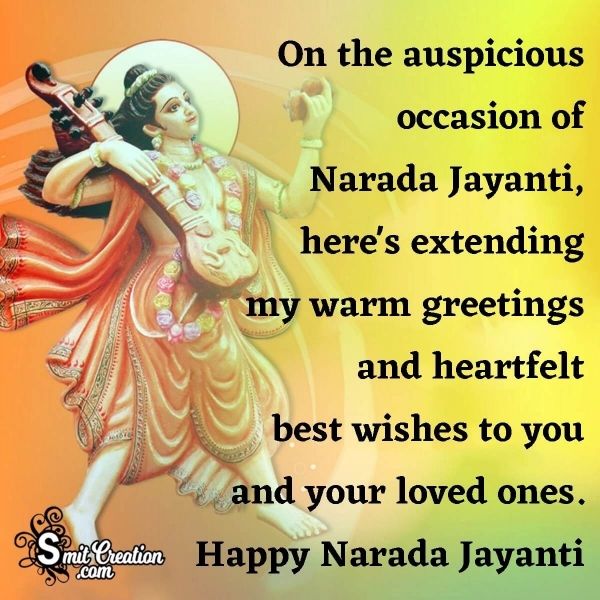 Happy Narada Jayanti Greetings
