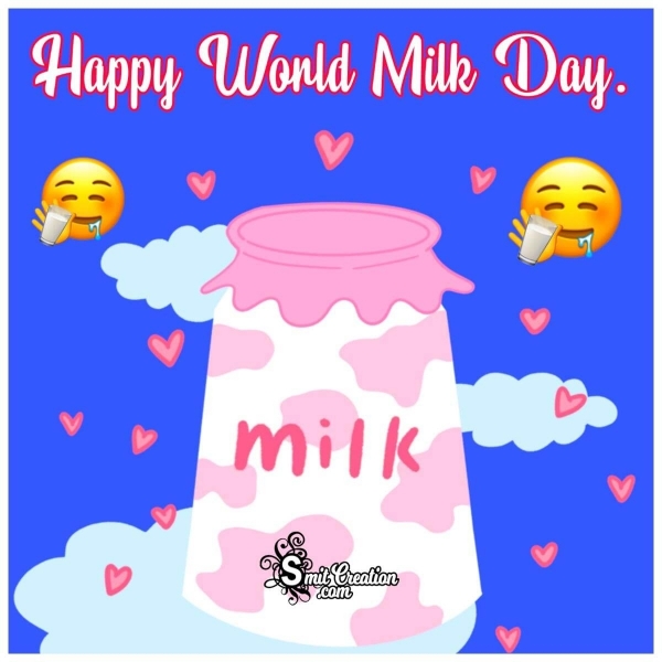 Happy World Milk Day wish Image