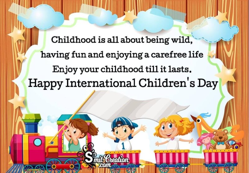 Happy International Children’s Day Wish - SmitCreation.com