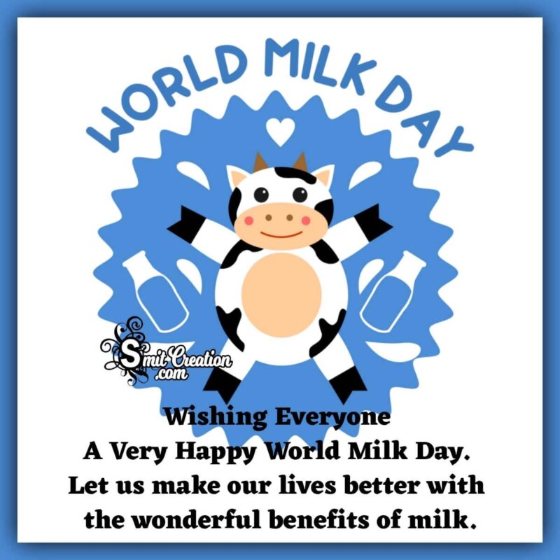 A Very Happy World Milk Day