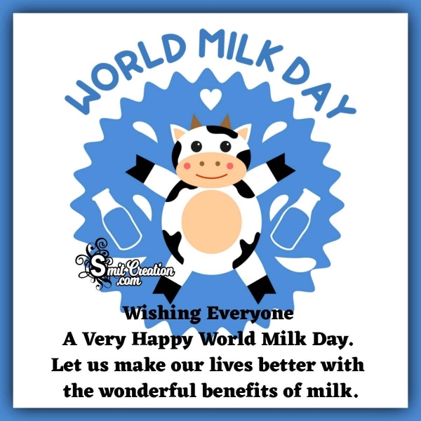 A Very Happy World Milk Day