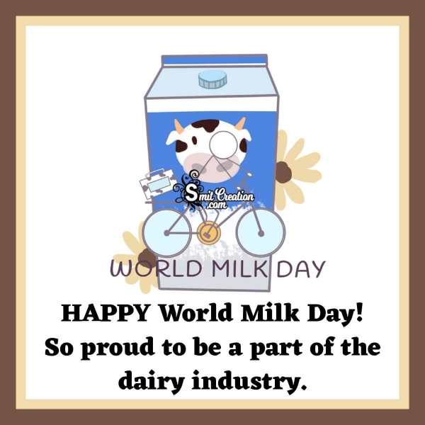 Happy World Milk Day Status