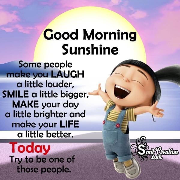 GOOD MORNING SUNSHINE QUOTES