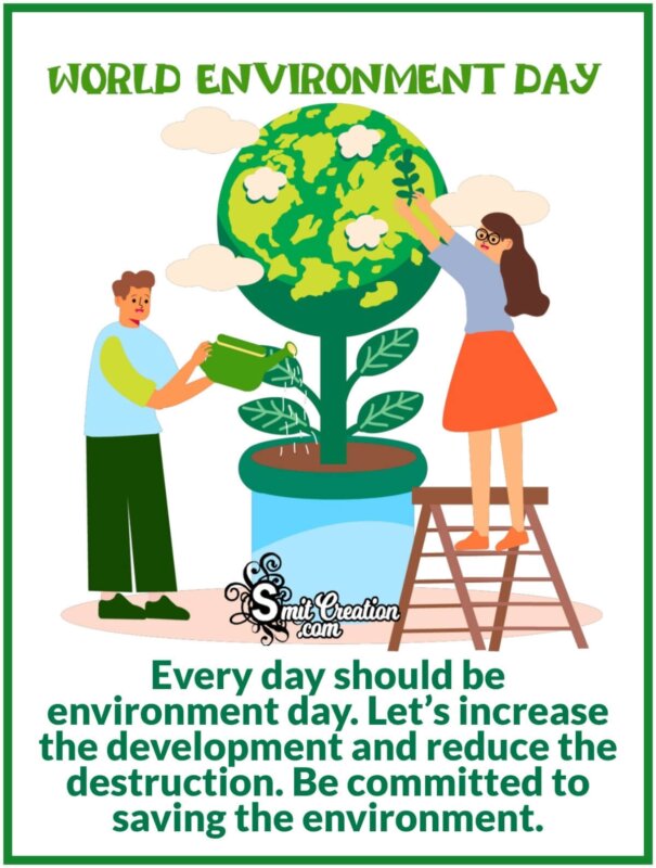 World Environment Day Slogan Poster - SmitCreation.com