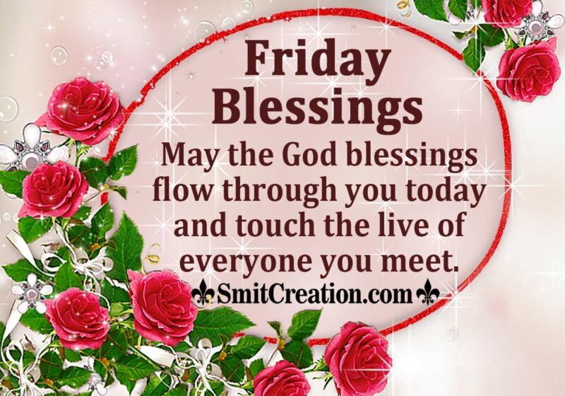 Friday God Blessings - SmitCreation.com