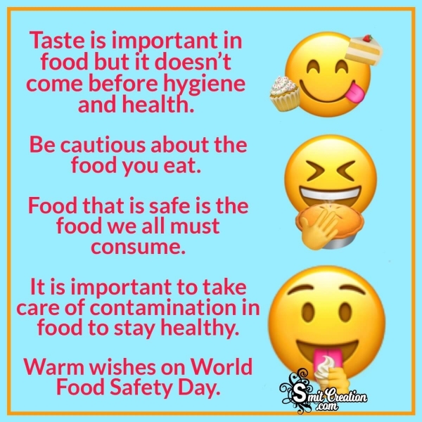 World Food Safety Day Slogans