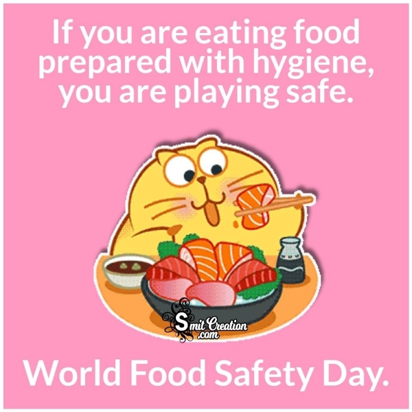 World Food Safety Day Whatsapp Pic