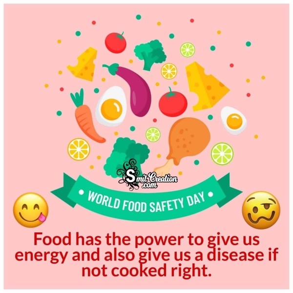 World Food Safety Day Message