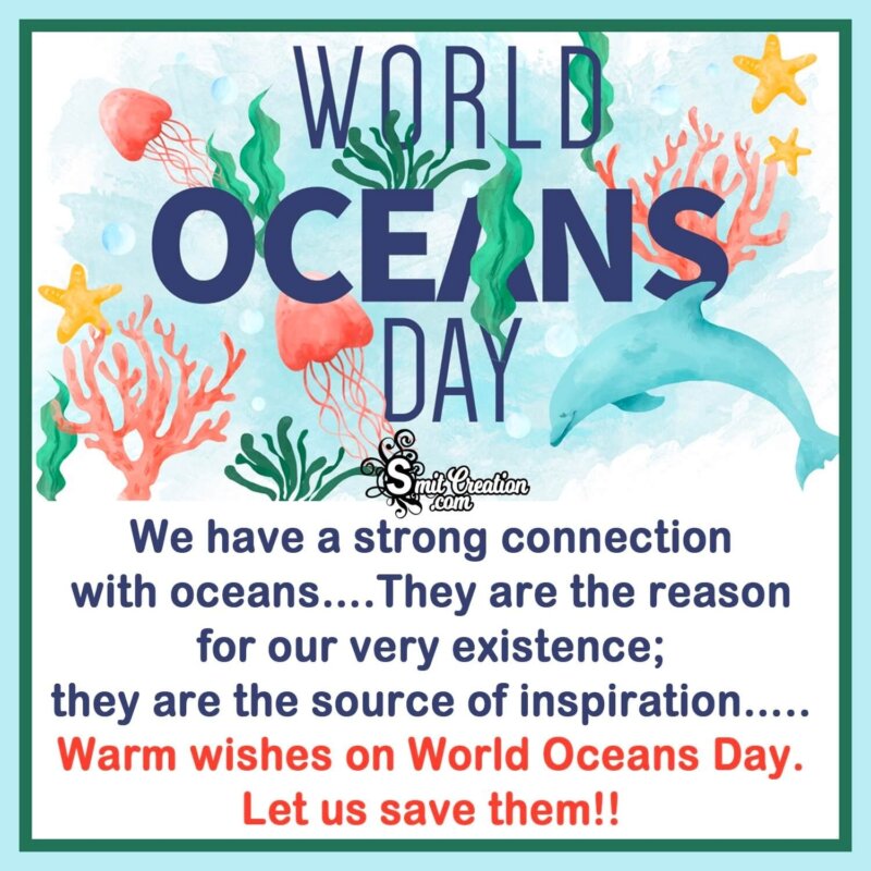 Happy World Ocean Day Quotes Smitcreation Com