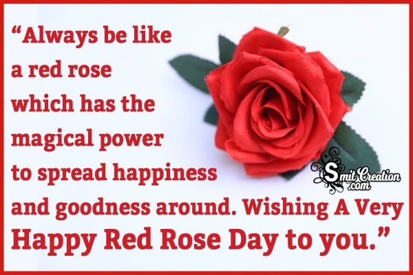 National Red Rose Day Motivational Quotes