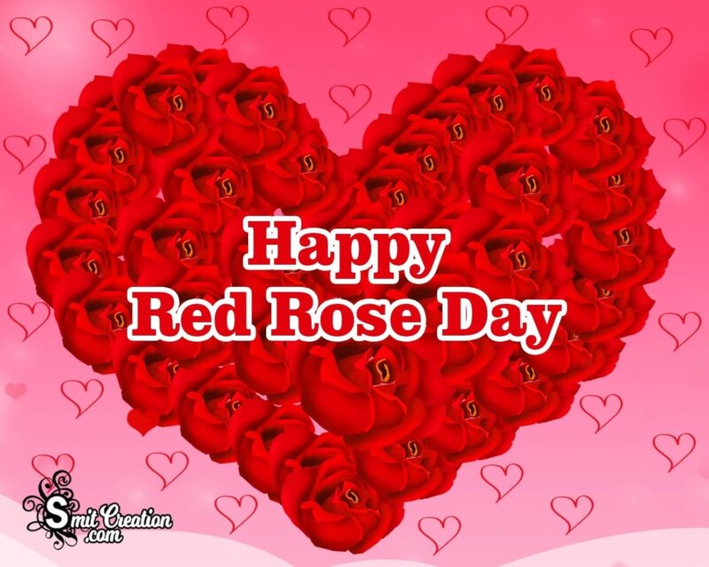 Happy Red Rose Day - SmitCreation.com