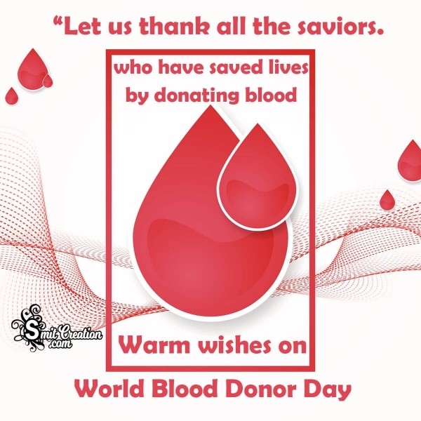 Happy World Blood Donor Day Whatsapp Status