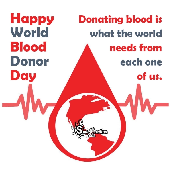 Happy World Blood Donor Day Whatsapp Status