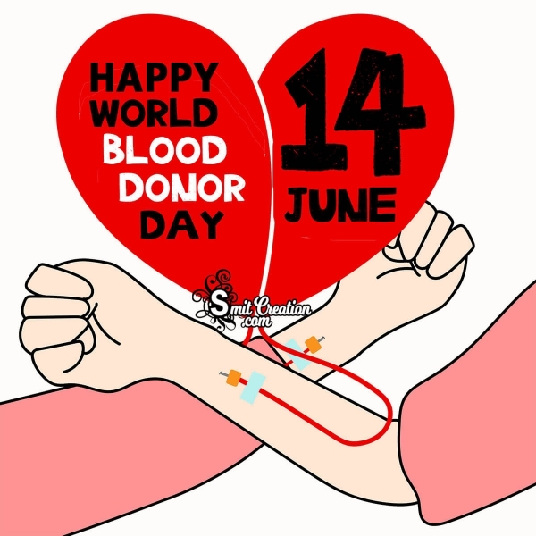Happy World Blood Donor Day Status Image