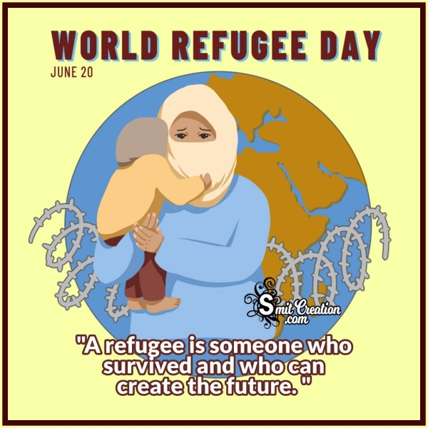 World Refugee Day Slogan Pic