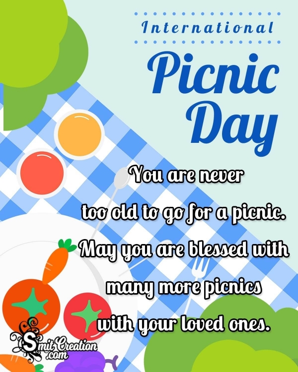 International Picnic Day Wishes Message