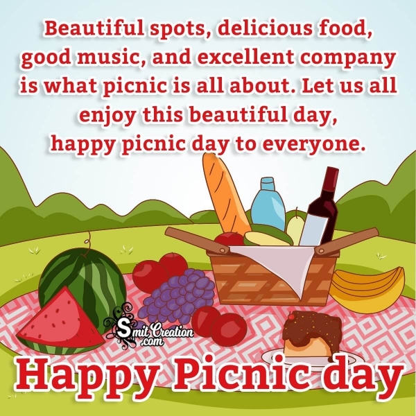 Happy Picnic Day Wishes Quote