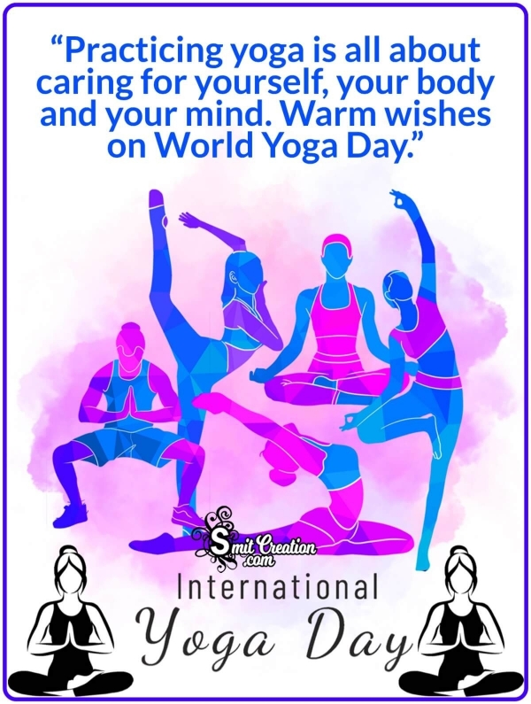 Happy International Yoga Day Poster - SmitCreation.com